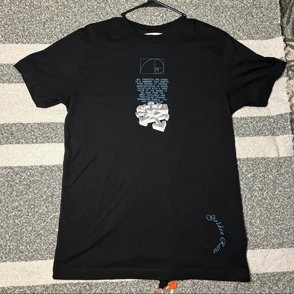 Off-White Dripping Arrows T Shirt- Virgil Abloh- S